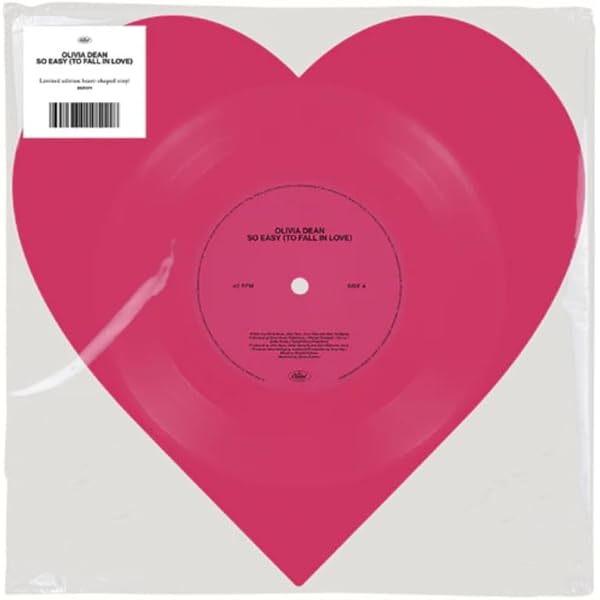 Amazon.com: Laufey Valentine Heart-Shaped Record | Numbered of